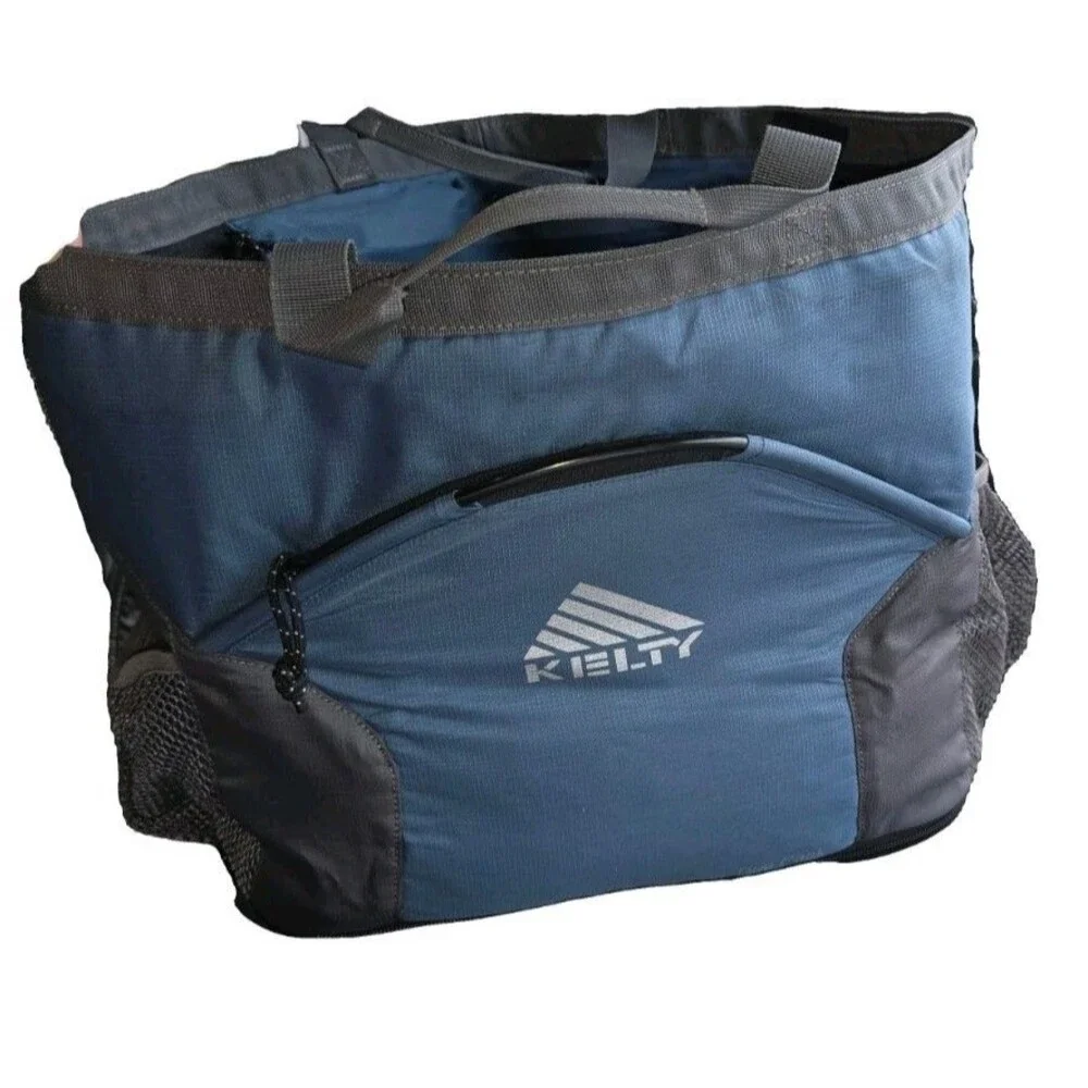 Kelty Insulated Bottom Cooler Beach Backpack Soft Sided Bag Duo Pack Blue XL